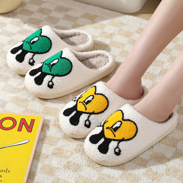 Wholesale Winter Thick Sole Mr Love Cotton Slippers MOQ≥2 JDC-SP-MMD002