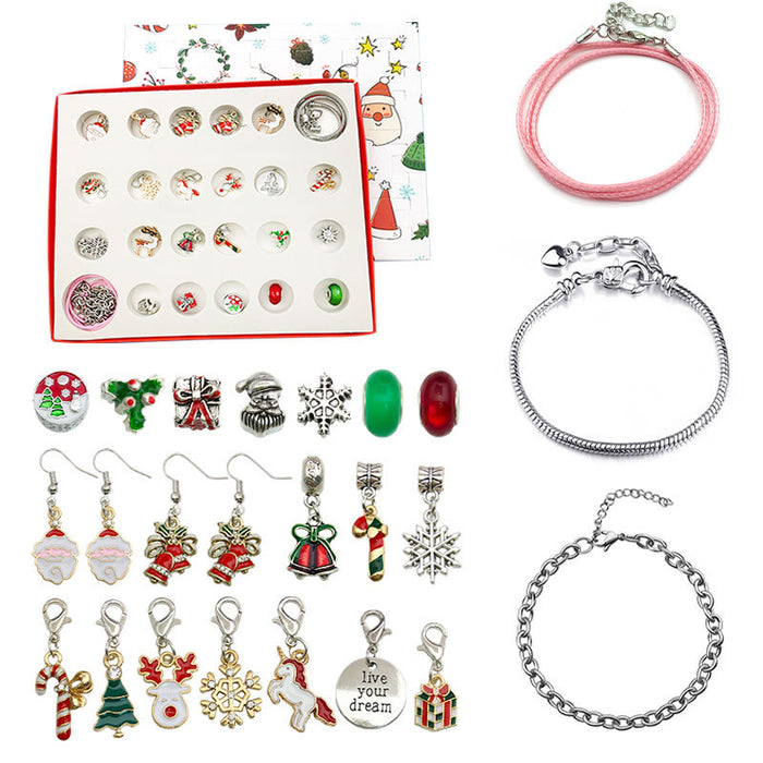 Wholesale Bracelet Alloy Enamel Christmas DIY Bracelet Set MOQ≥2sets JDC-BT-ZhongF004