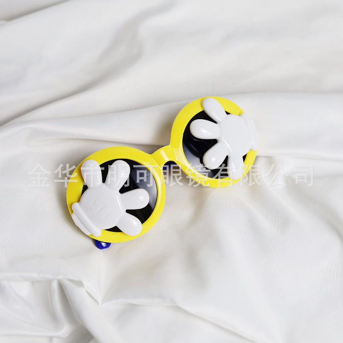 Jewelry WholesaleWholesale cartoon children's birthday toys bear glasses JDC-SG-MingK002 Sun Glasses 明可 %variant_option1% %variant_option2% %variant_option3%  Factory Price JoyasDeChina Joyas De China