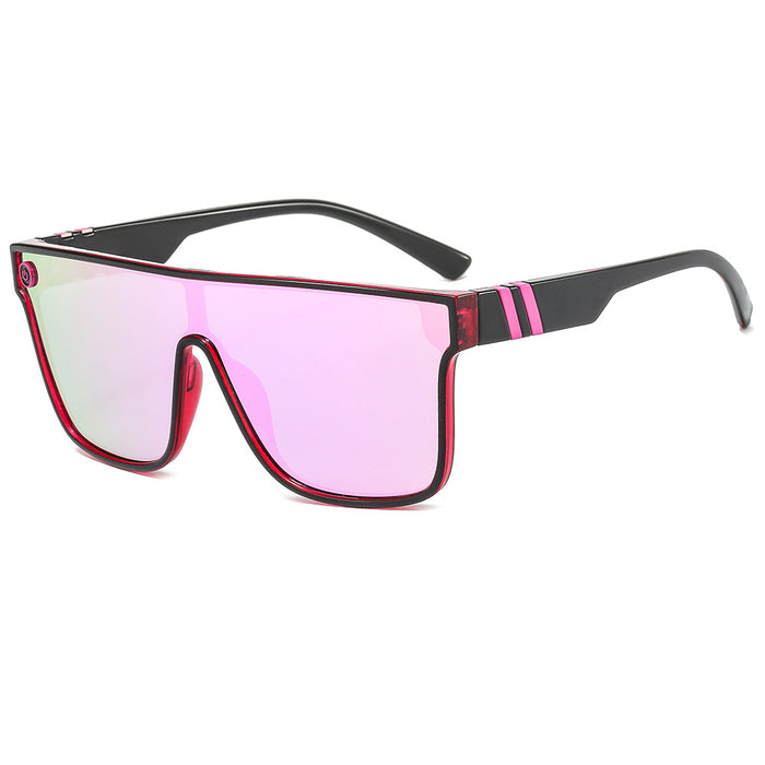 Wholesale Outdoor Cycling Glasses Large Frame Colorful Siamese One Piece JDC-SG-FeiW004