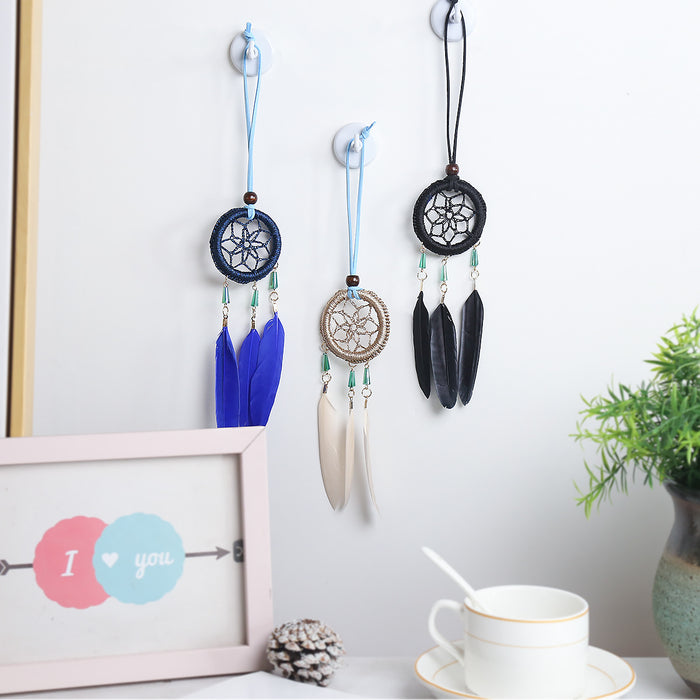 Wholesale Iron Feather Dreamcatcher Car Hanging MOQ≥2 JDC-DC-BGM003