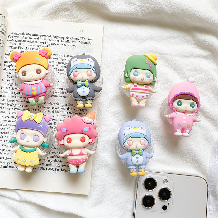 Wholesale Grips Cartoon Cute Phone Holder Mobile Phone Holder JDC-PS-Baiying007