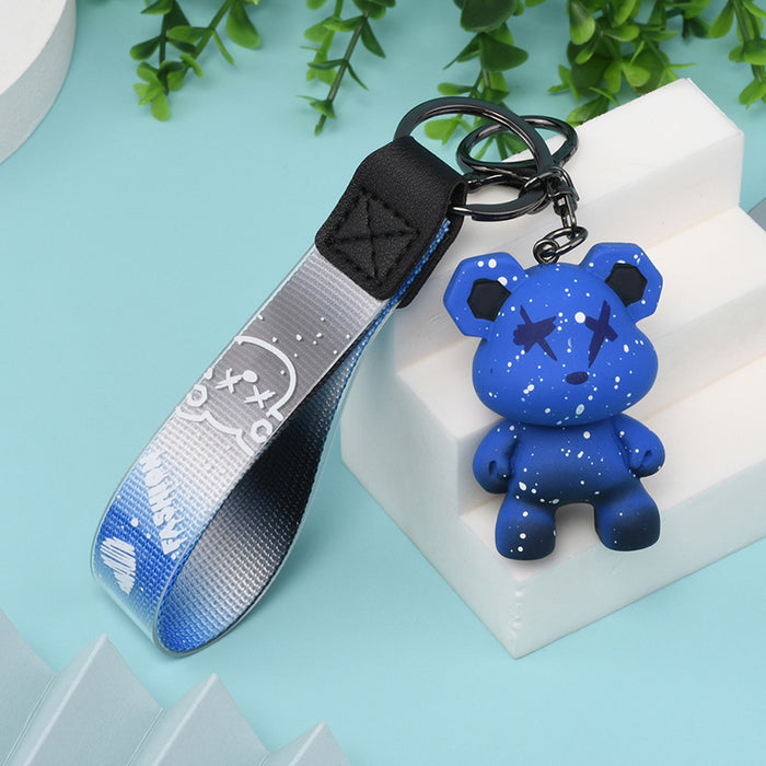 Wholesale Gradient Bear Resin Keychain (M) JDC-KC-DAJ001