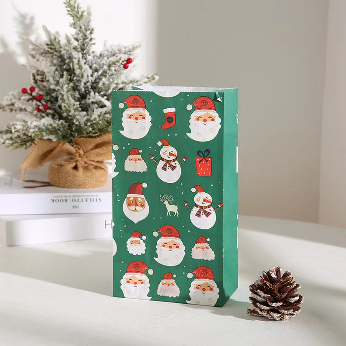 Wholesale Gift Bag Kraft Paper Christmas Gift Bag MOQ≥12 JDC-GB-Ganrui019