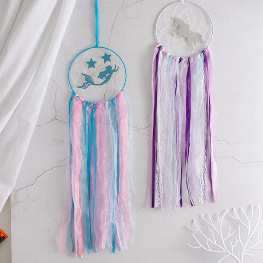 Jewelry WholesaleWholesale Bohemian Cotton Thread Iron Hoop Wooden Bead Dreamcatcher MOQ≥2 JDC-DC-ZH010 Dreamcatcher 佐惠 %variant_option1% %variant_option2% %variant_option3%  Factory Price JoyasDeChina Joyas De China