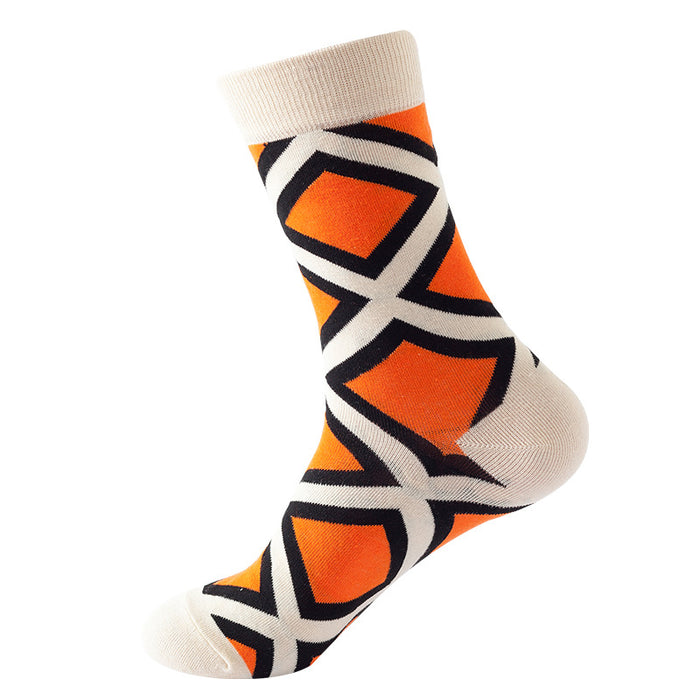 Wholesale Cotton Mid Tube Men's Socks JDC-SK-XinXi006