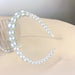 Jewelry WholesaleWholesale pearl Camellia Gaul top hair hoop JDC-HD-HaoF002 Headband 浩福 %variant_option1% %variant_option2% %variant_option3%  Factory Price JoyasDeChina Joyas De China