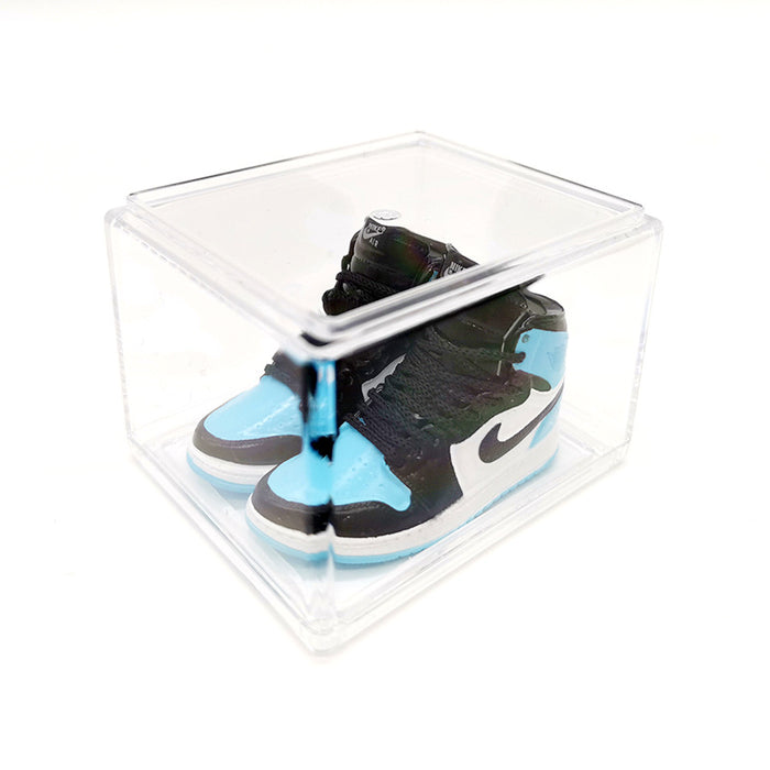 Wholesale Enamel Sneakers Plastic Transparent Box Keychains Ornaments JDC-KC-TuoH008