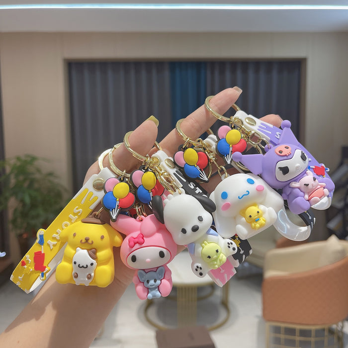 Wholesale Keychains PVC Hardware Cartoon Doll Cute (S) MOQ≥2 JDC-KC-AnG034