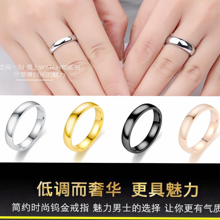 Jewelry WholesaleWholesale circular arc stainless steel smooth ring JDC-RS-Dingc009 Rings 顶潮 %variant_option1% %variant_option2% %variant_option3%  Factory Price JoyasDeChina Joyas De China