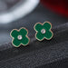 Jewelry WholesaleWholesale Clover Copper Earrings(F) JDC-ES-Dingy005 Earrings 鼎煜 %variant_option1% %variant_option2% %variant_option3%  Factory Price JoyasDeChina Joyas De China