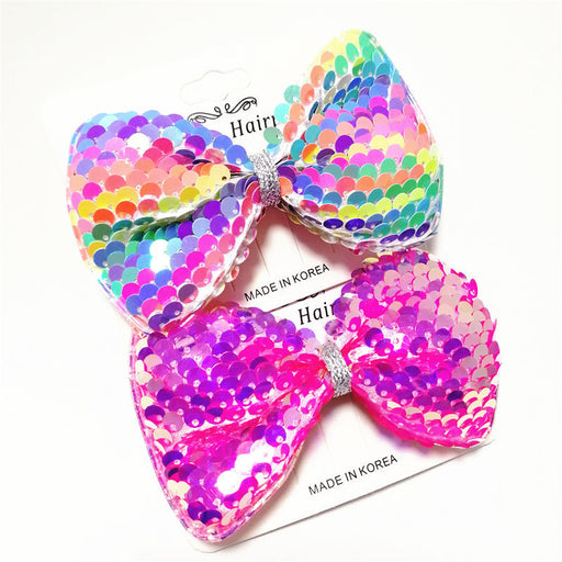 Jewelry WholesaleWholesale Sequins Little Girls Bows Kids Hair Clips （F）JDC-HC-Manlun009 Hair Clips 漫沦 %variant_option1% %variant_option2% %variant_option3%  Factory Price JoyasDeChina Joyas De China