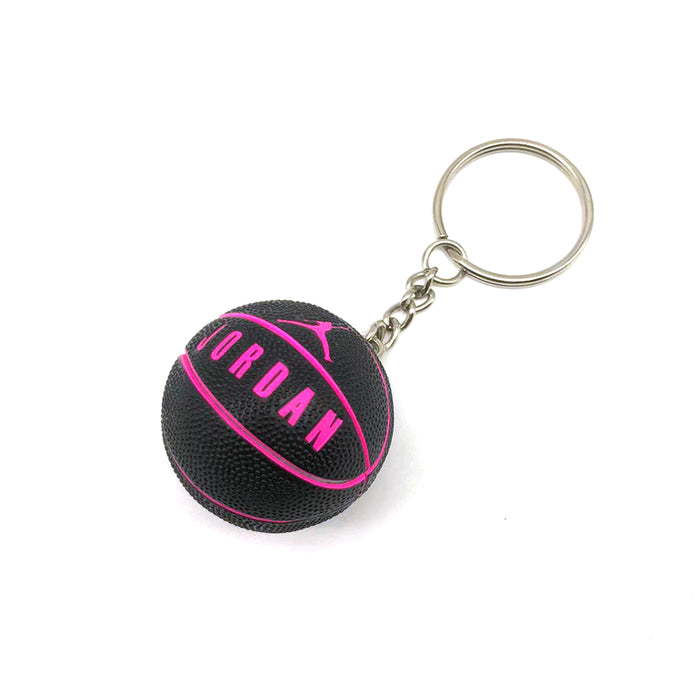 Wholesale creative basketball particle shape trend accessories keychain MOQ≥2 JDC-KC-HLv004