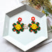 Jewelry WholesaleWholesale Acrylic Colorful Flower Smiley Earrings JDC-ES-XNuo006 Earrings 协诺 %variant_option1% %variant_option2% %variant_option3%  Factory Price JoyasDeChina Joyas De China