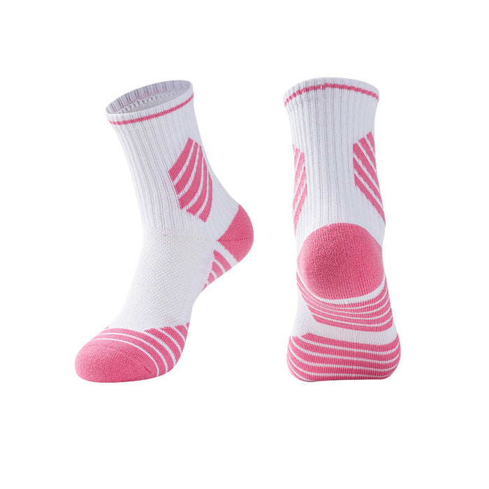 Wholesale basketball socks thickened towel bottom running cycling trend socks JDC-SK-TengYu003