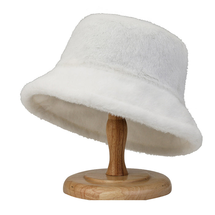 Wholesale Hats Wool Plush Solid Color Bucket Hat JDC-FH-JZhuo003