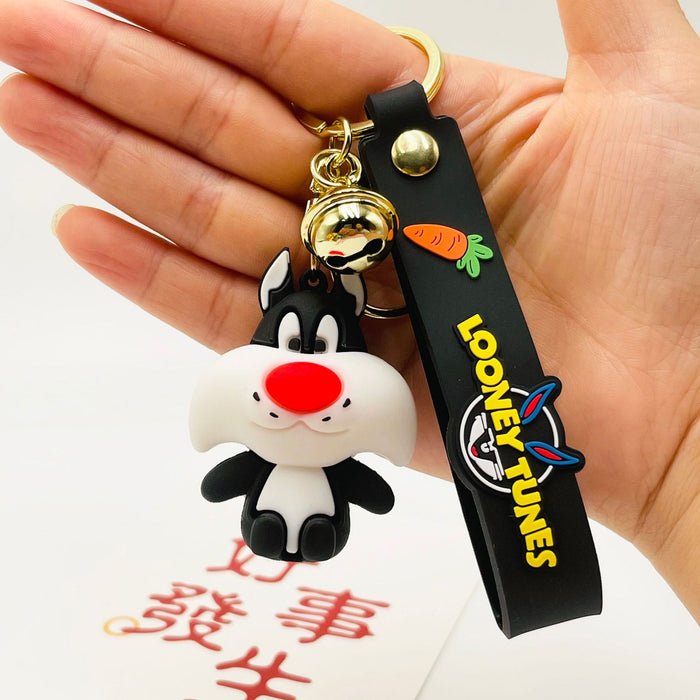 Wholesale Keychains PVC Bunny Cartoon Cute (M) JDC-KC-XiangY040