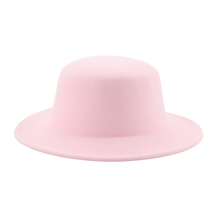 Jewelry WholesaleWholesale flat hat woolen wide brim hat JDC-FH-Guanchuan006 Fashionhat 冠川 %variant_option1% %variant_option2% %variant_option3%  Factory Price JoyasDeChina Joyas De China