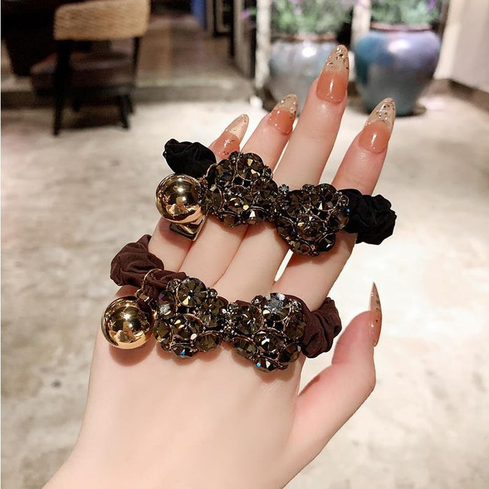 Jewelry WholesaleWholesale vintage bow large bow hair loop JDC-HS-DouY004 Hair Scrunchies 豆毓 %variant_option1% %variant_option2% %variant_option3%  Factory Price JoyasDeChina Joyas De China