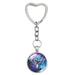 Jewelry WholesaleWholesale Alloy Glass Heart Shaped Keychain MOQ≥2 JDC-KC-XiangL003 Keychains 翔联 %variant_option1% %variant_option2% %variant_option3%  Factory Price JoyasDeChina Joyas De China