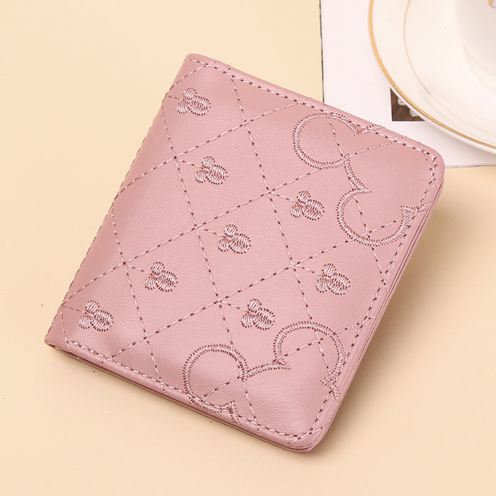 Jewelry WholesaleWholesale printed wallet cartoon cute short pu ladies wallet JDC-WT-BaoD003 Wallet 包东 %variant_option1% %variant_option2% %variant_option3%  Factory Price JoyasDeChina Joyas De China