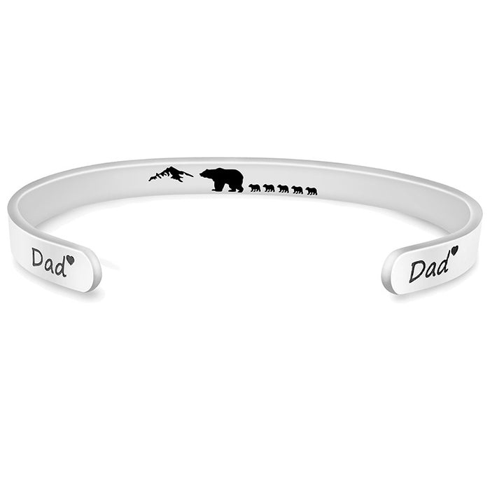 Jewelry WholesaleWholesale stainless steel bear father's Day gift Bracelet JDC-BT-ganggu008 Bracelet 钢古 %variant_option1% %variant_option2% %variant_option3%  Factory Price JoyasDeChina Joyas De China