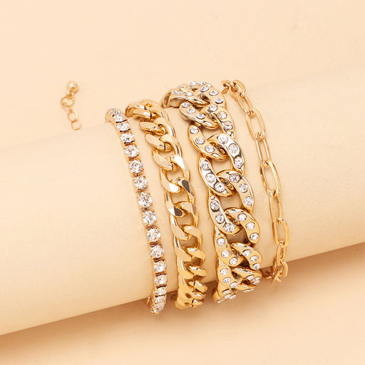 Jewelry WholesaleWholesale Rhinestone Multilayer Bracelet Combination Set JDC-BT-YiR008 Bracelet 奕冉 %variant_option1% %variant_option2% %variant_option3%  Factory Price JoyasDeChina Joyas De China