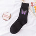 Jewelry WholesaleWholesale Hot Stamping Colorful Butterfly Cotton Women's Socks JDC-SK-XiaoYi004 Sock 小蚁 %variant_option1% %variant_option2% %variant_option3%  Factory Price JoyasDeChina Joyas De China