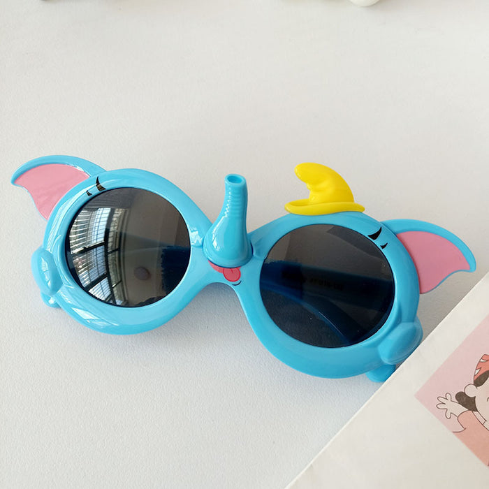 Jewelry WholesaleWholesale Kids UV Protection Silicone PC Cartoon Elephant Sunglasses JDC-SG-JingM001 Sunglasses 镜美 %variant_option1% %variant_option2% %variant_option3%  Factory Price JoyasDeChina Joyas De China