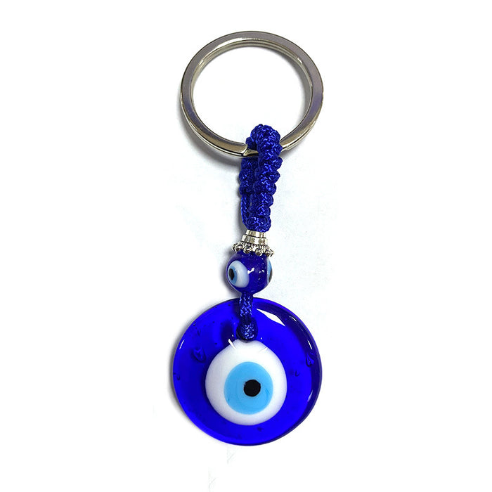 Jewelry WholesaleWholesale blue glass Devil's Eye necklace keychain MOQ≥3 JDC-NE-Juej009 Necklaces 觉际 %variant_option1% %variant_option2% %variant_option3%  Factory Price JoyasDeChina Joyas De China