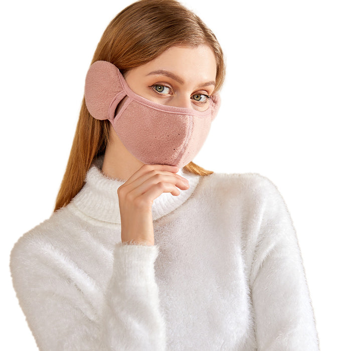 Wholesale Earmuffs Plush Three-dimensional Warm Mask Earmuffs JDC-EF-DCheng001