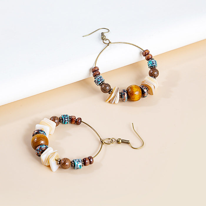 Wholesale boho handmade beaded earrings JDC-ES-Mdd027