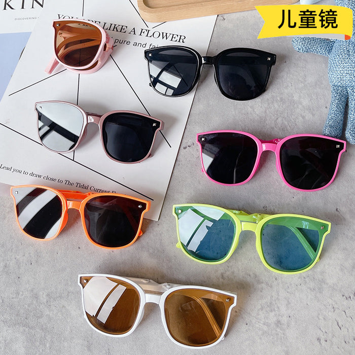 Jewelry WholesaleWholesale children's foldable second generation sunglasses men's UV protection JDC-SG-GuangD014 Sunglasses 光度 %variant_option1% %variant_option2% %variant_option3%  Factory Price JoyasDeChina Joyas De China