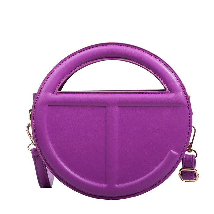 Wholesale PU Small Round Bag Messenger Bag JDC-SD-BXian001