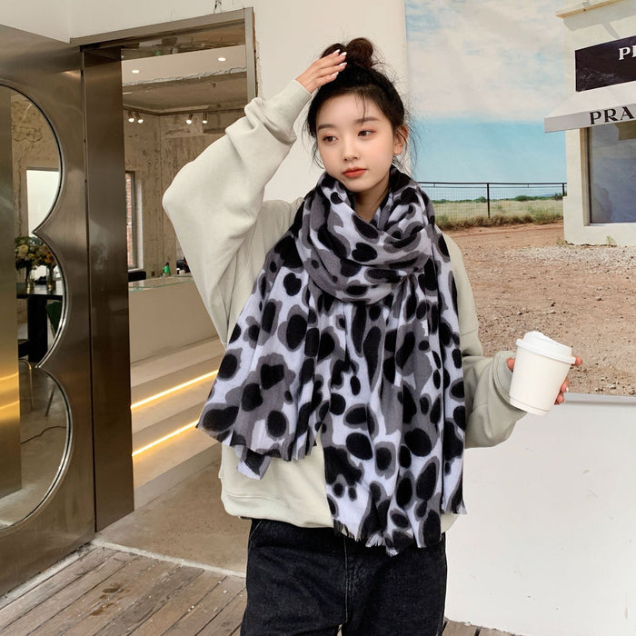 Wholesale Scarf Imitation Cashmere Winter Warm Thick Shawl JDC-SF-GSCM022