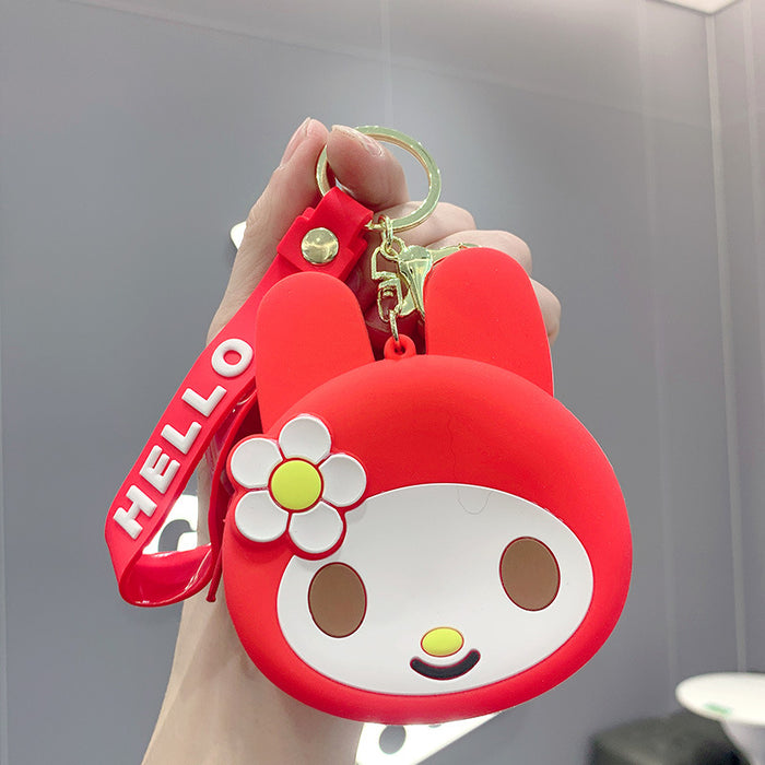 Wholesale Cartoon Silicone Coin Purse Keychain (M) JDC-KC-JCai010