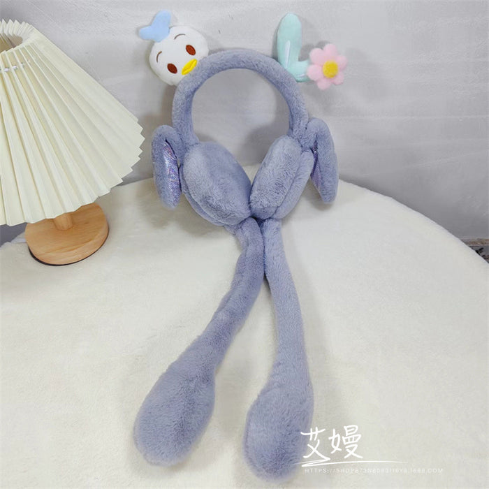 Wholesale Earmuff Plush Warm Winter Thick Cute Cartoon Ears Move (M) MOQ≥3 JDC-EF-AiMan004