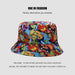 Jewelry WholesaleWholesale fisherman hat printing funny graffiti double sided sun hat JDC-FH-WanY005 Fashionhat 万莹 %variant_option1% %variant_option2% %variant_option3%  Factory Price JoyasDeChina Joyas De China