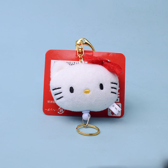 Wholesale keychain PP cotton cute cartoon plush doll pendant MOQ≥3 (S) JDC-KC-Tianx003