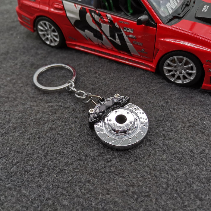 Wholesale Brake Disc Caliper Zinc Alloy Car Keychain MOQ≥3 JDC-KC-WeiJ005