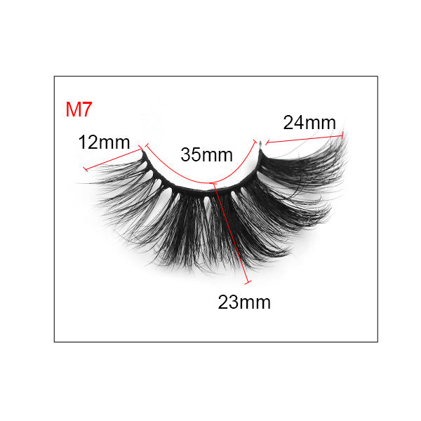 Wholesale 8D Imitation Mink Hair 25mm Natural Long Thicker False Eyelashes JDC-EY-MYan005