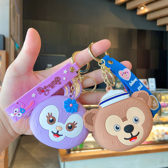 Jewelry WholesaleWholesale cartoon silicone coin purse key chain JDC-KC-YDao013 Keychains 逸道 %variant_option1% %variant_option2% %variant_option3%  Factory Price JoyasDeChina Joyas De China