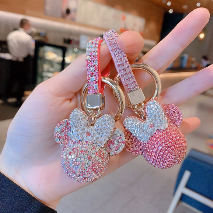 Jewelry WholesaleWholesale cartoon doll rhinestones keychain (F) JDC-KC-STian002 Keychains 烁天 %variant_option1% %variant_option2% %variant_option3%  Factory Price JoyasDeChina Joyas De China