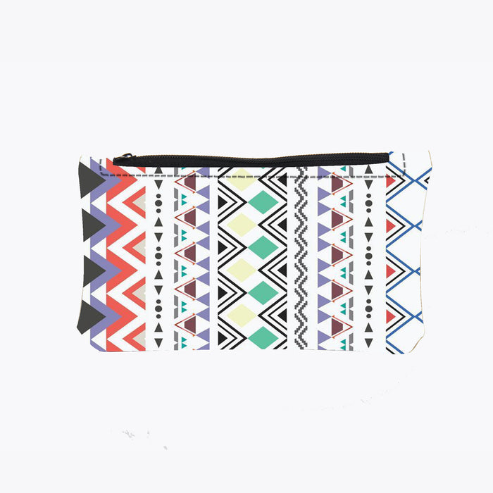 Wholesale Wallet PU Short Ethnic Style Print Zipper MOQ≥3 JDC-WT-Dengxin014