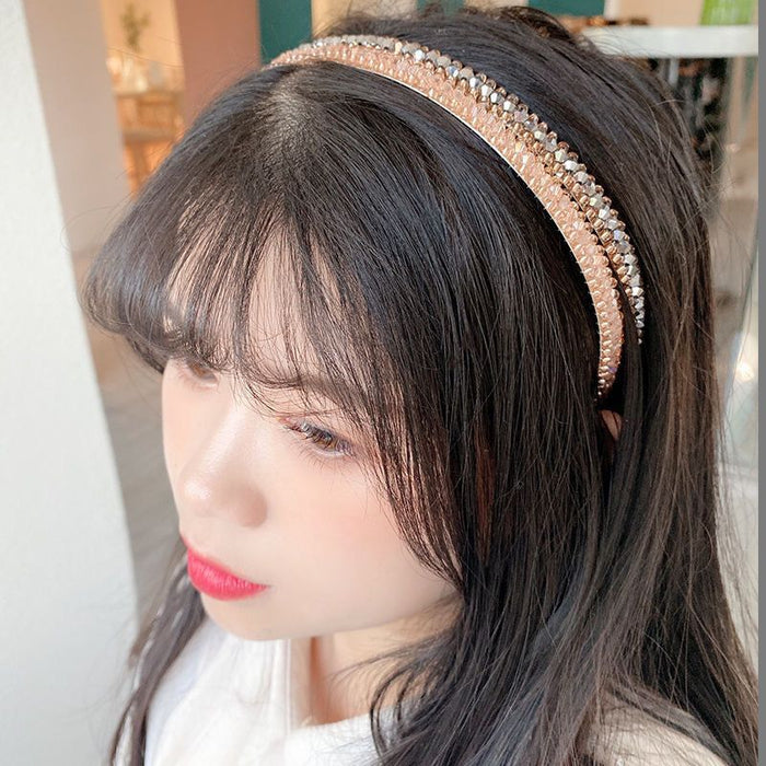 Wholesale Headband Crystal Plastic JDC-HD-ShiX003