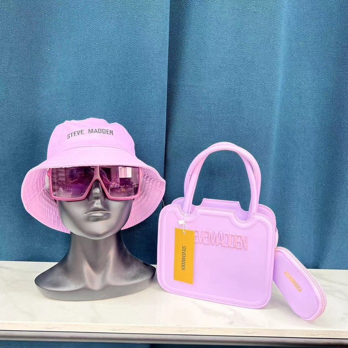 Wholesale Sunglasses Hat PU Shoulder Bag Handbag Set (F) JDC-HB-YLuo001