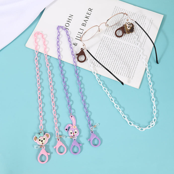 Jewelry WholesaleWholesale glasses chain neck anti loss rope acrylic lanyard keychain JDC-KC-ZhiL001 Keychains 致领 %variant_option1% %variant_option2% %variant_option3%  Factory Price JoyasDeChina Joyas De China