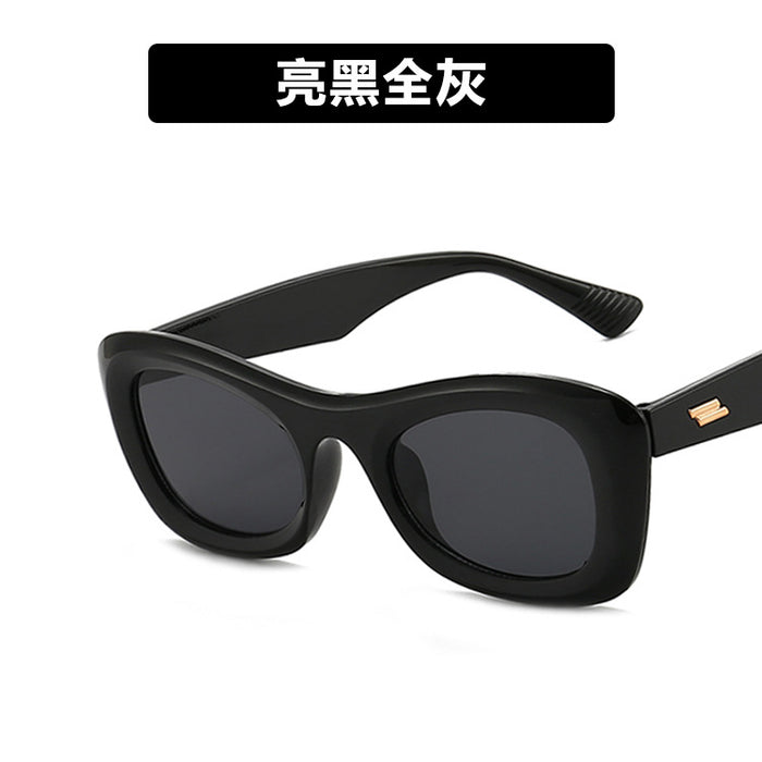 Wholesale Oval Cat Eye Rice Nail Sunglasses JDC-SG-KD179