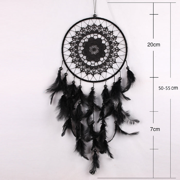 Wholesale Goose Feather Lace Dreamcatcher JDC-DC-ShiJia002