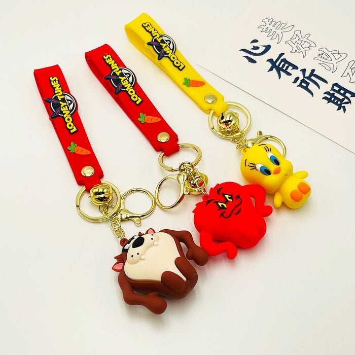 Wholesale Keychains PVC Bunny Cartoon Cute (M) JDC-KC-XiangY040